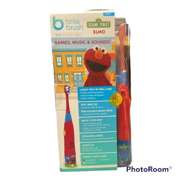 Brite brush Interactive Sesame street  Elmo Toothbrush NEW - Picture 2 of 2